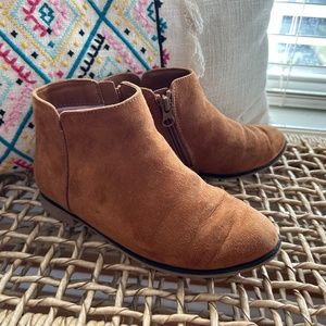 Girls Cat & Jack boots - lot of 2 pink and brown size 1